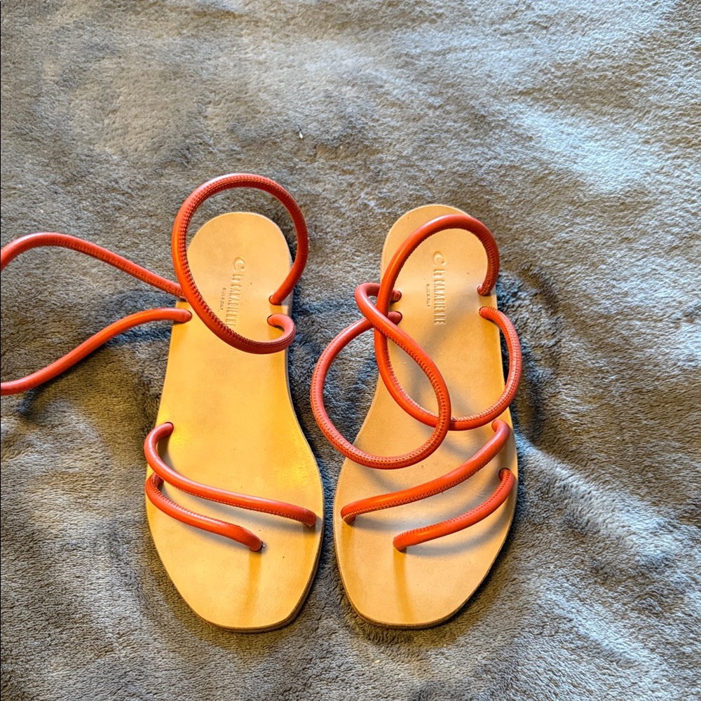 La Canadienne Flat Strappy Sandal